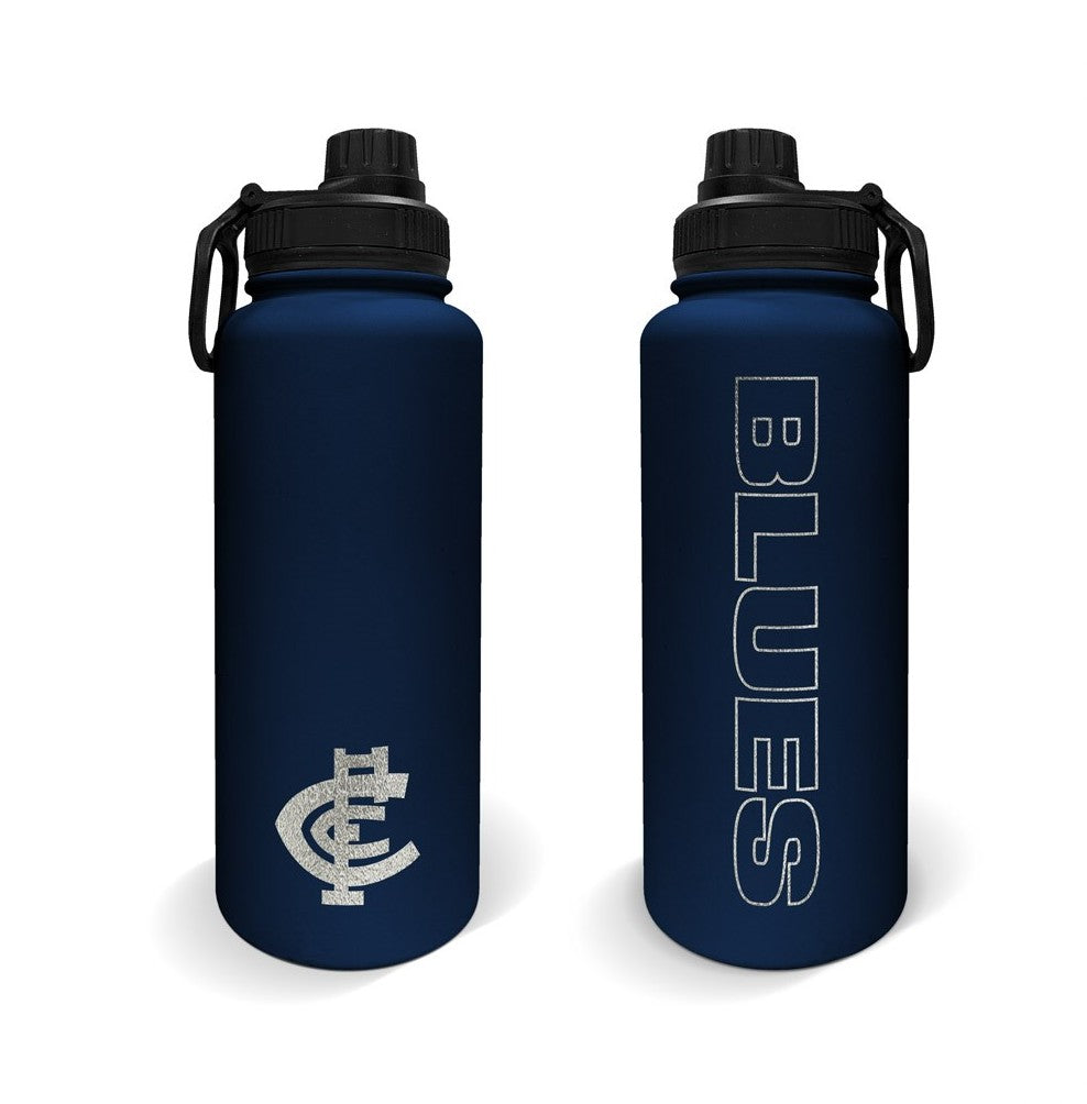 AFL 960ML DRINK BOTTLE CARLTON