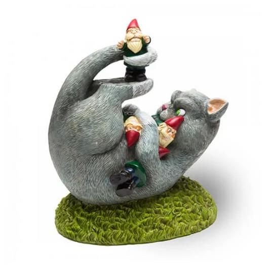 CAT MASSACRE GARDEN GNOME