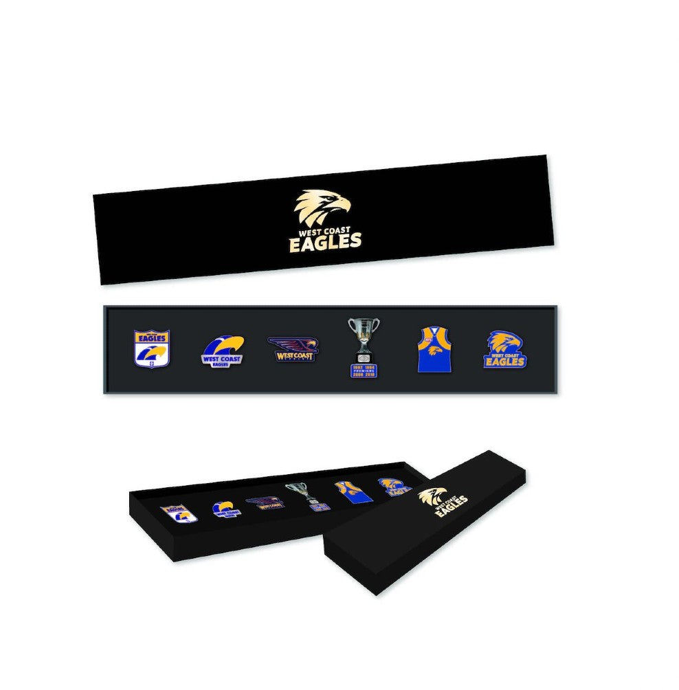 AFL PIN SET WEST COAST EAGLES