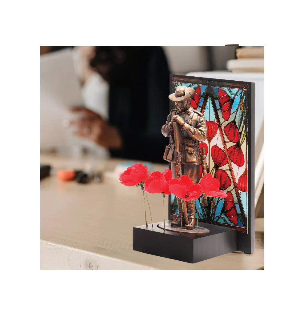 FIELD OF POPPIES FIGURINE