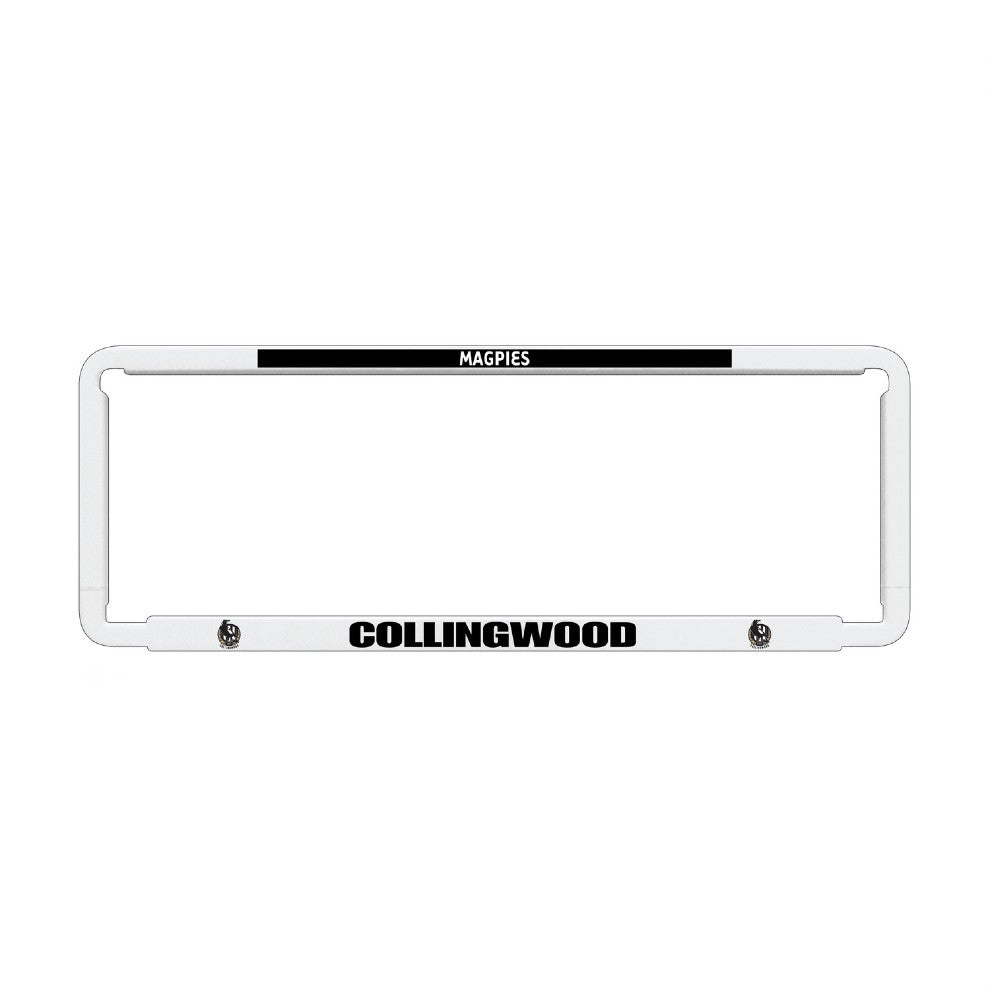 AFL NUMBER PLATE SURROUNDS COLLINGWOOD