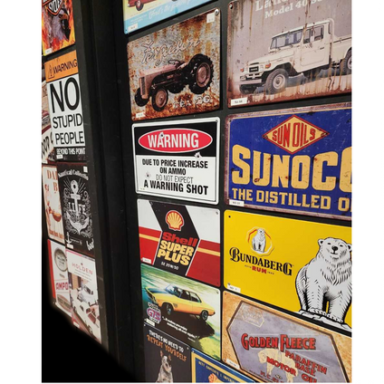 TIN SIGN – T & Z Bar and Essentials
