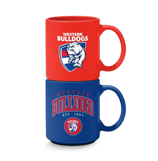 AFL STACKABLE MUGS WESTERN BULLDOGS