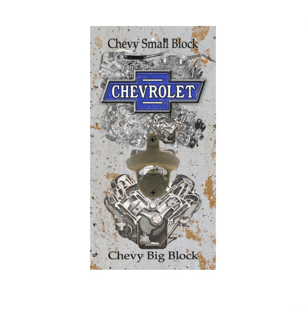 CHEV WALL MOUNTED BOTTLE OPENER