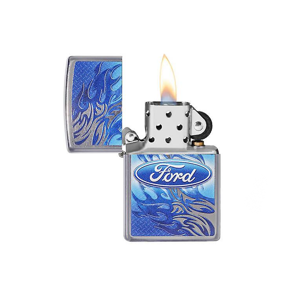 FORD SCRIPT OVAL LOGO ZIPPO