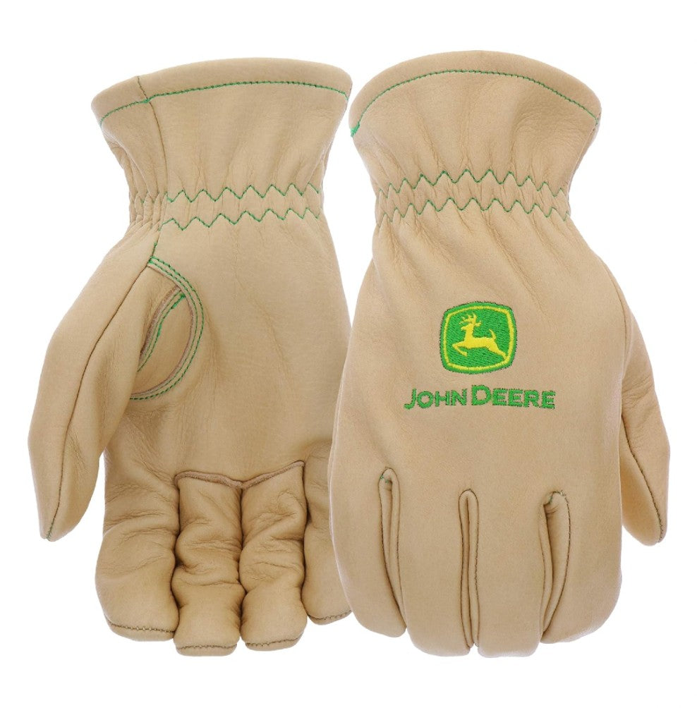 JOHN DEERE LEATHER GLOVES T & Z Bar and Essentials