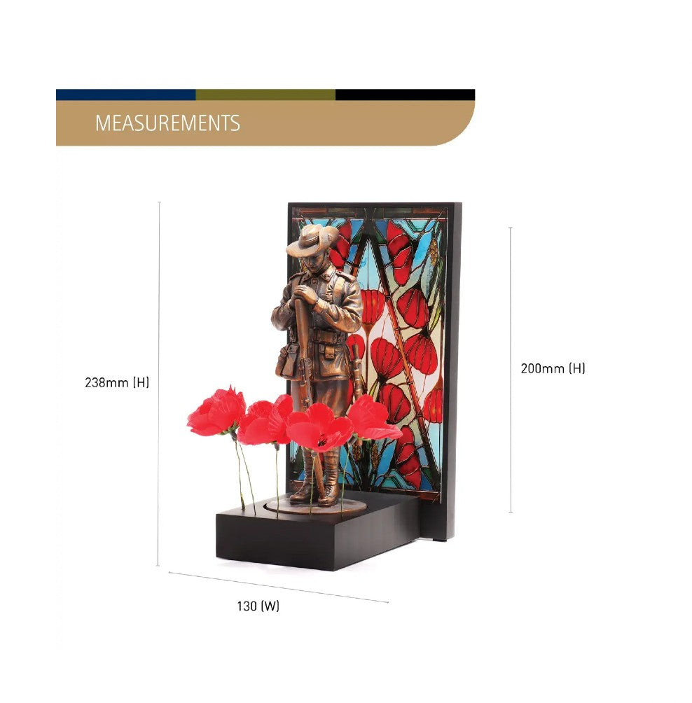 FIELD OF POPPIES FIGURINE