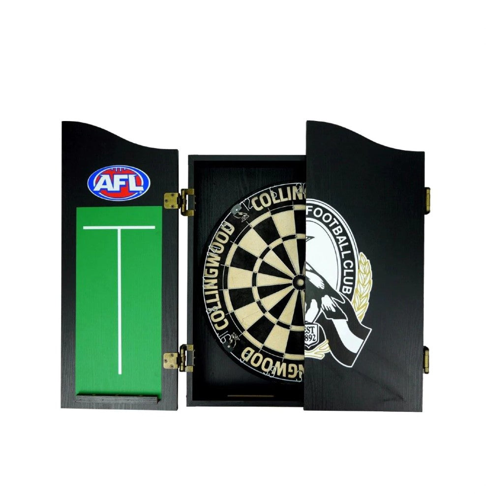 AFL COLLINGWOOD DARTBOARD PACKAGE