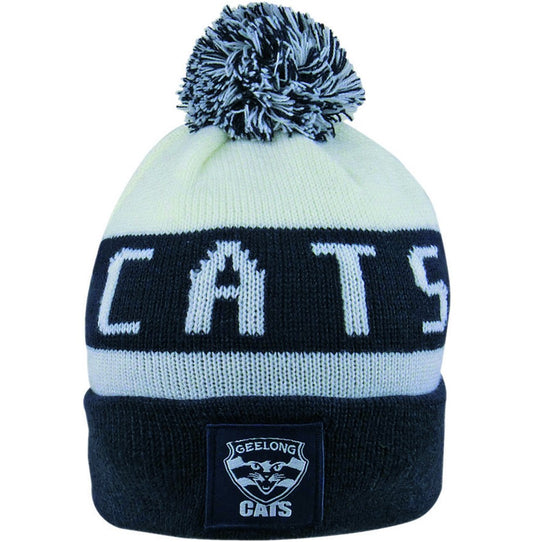 AFL BAR BEANIE GEELONG