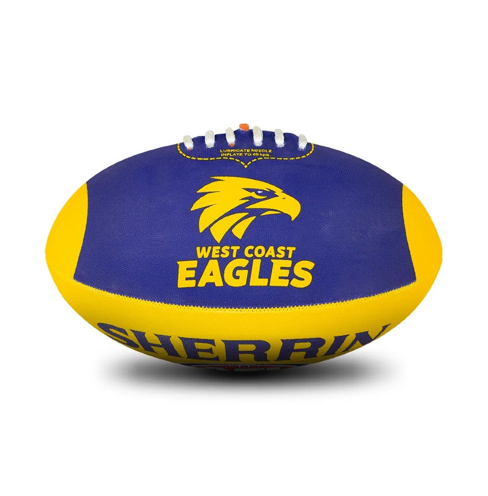 AFL SHERRIN FOOTY size 5 WEST COAST EAGLES