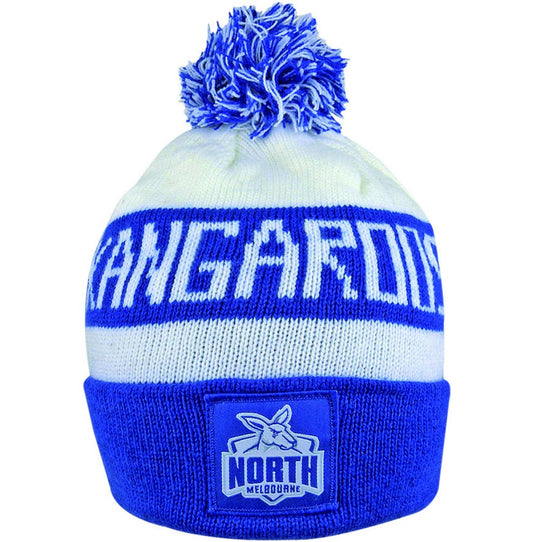 AFL BAR BEANIE NORTH MELBOURNE