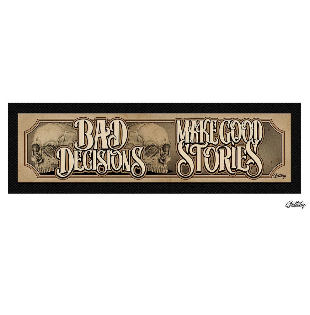 BAD DECISIONS BAR RUNNER