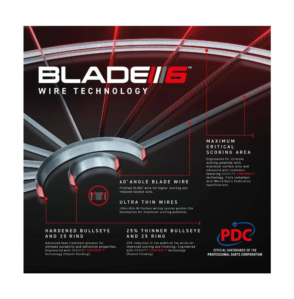 TRIPLECORE WINMAU BLADE 6 DARTBOARD