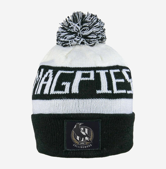 AFL BAR BEANIE COLLINGWOOD