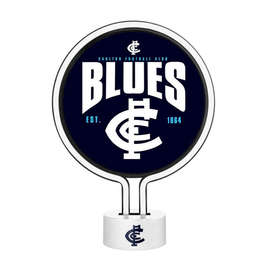 AFL NEON LIGHT CARLTON