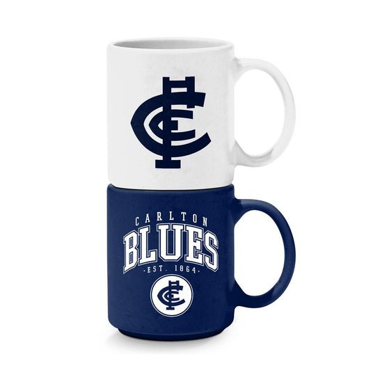 AFL STACKABLE MUGS CARLTON