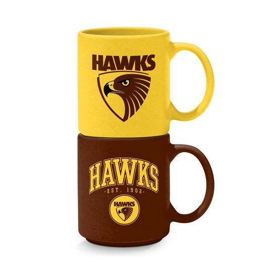 AFL STACKABLE MUGS HAWTHORN