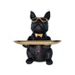 BULLDOG WITH TRAY