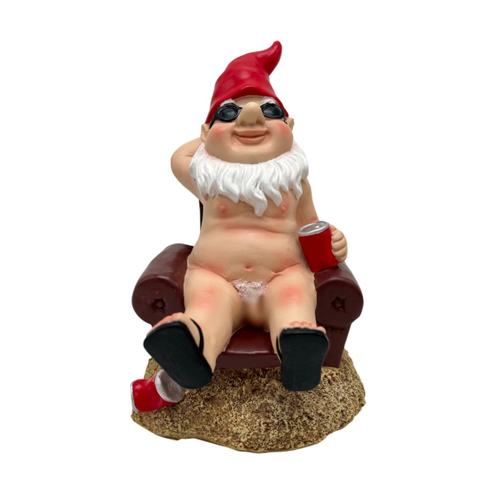 NAKED ON THE COUCH GNOME