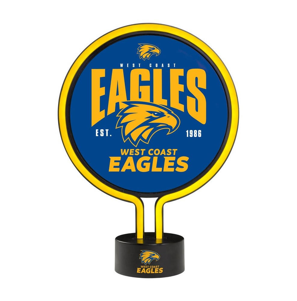 AFL NEON LIGHT WEST COAST EAGLES