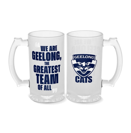 AFL FROSTED STEIN GEELONG