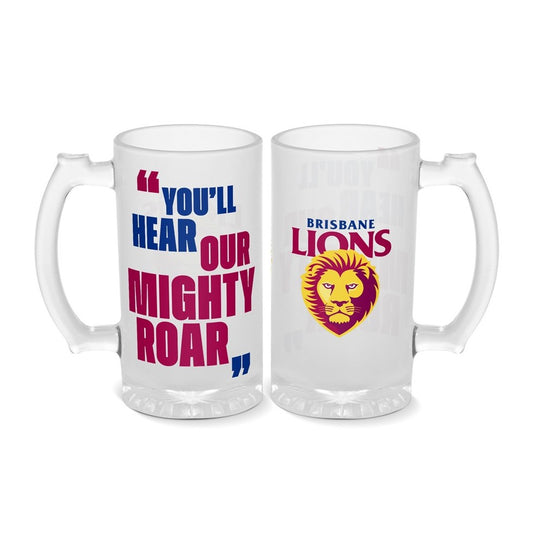 AFL FROSTED STEIN BRISBANE LIONS