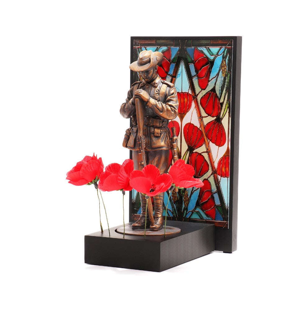 FIELD OF POPPIES FIGURINE
