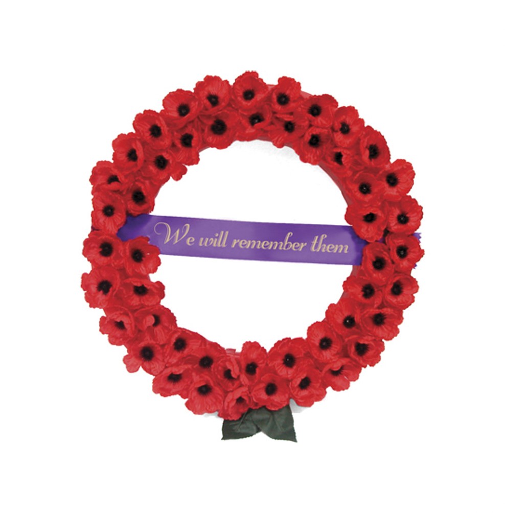 POPPY REMEMBERANCE WREATH