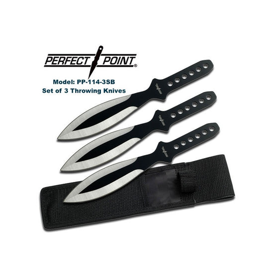 PERFECT POINT THROWING KNIFE SET 3