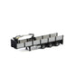BRICK TRAILER BLACK - 3 AXLE