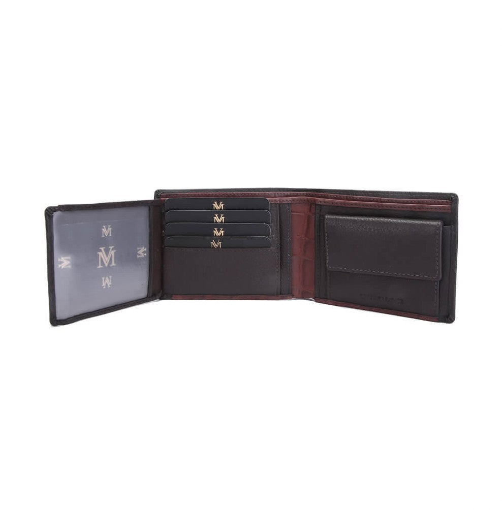 VERY MAY BLACVK & BROWN WALLET