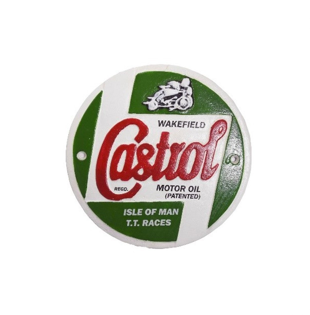 CASTROL MOTOR OIL CAST SIGN