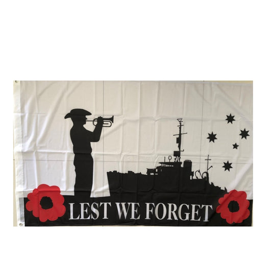 LEST WE FORGET FLAG NAVAL