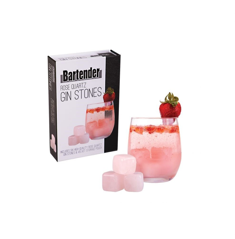 ROSE QUARTS GIN STONES