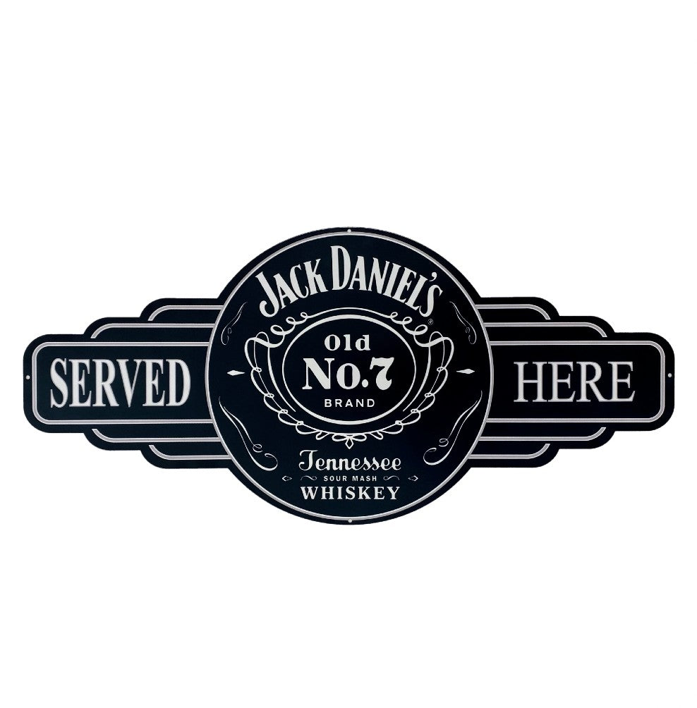 JACK DANIELS SERVO METAL SIGN
