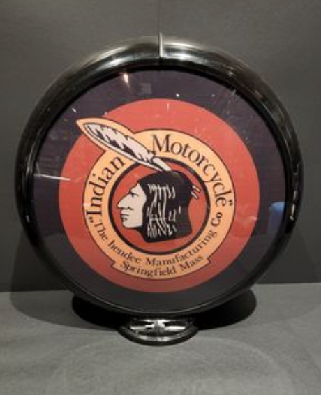 INDIAN MOTORCYCLE BOWSER GLOBE