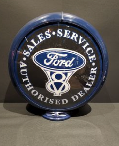 FORD SALES SERVICE V8 BOWSER GLOBE